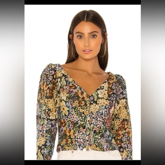 NWT Revolve Majorelle Samson Top in Autumn Multi 
size Small - Picture 5 of 12